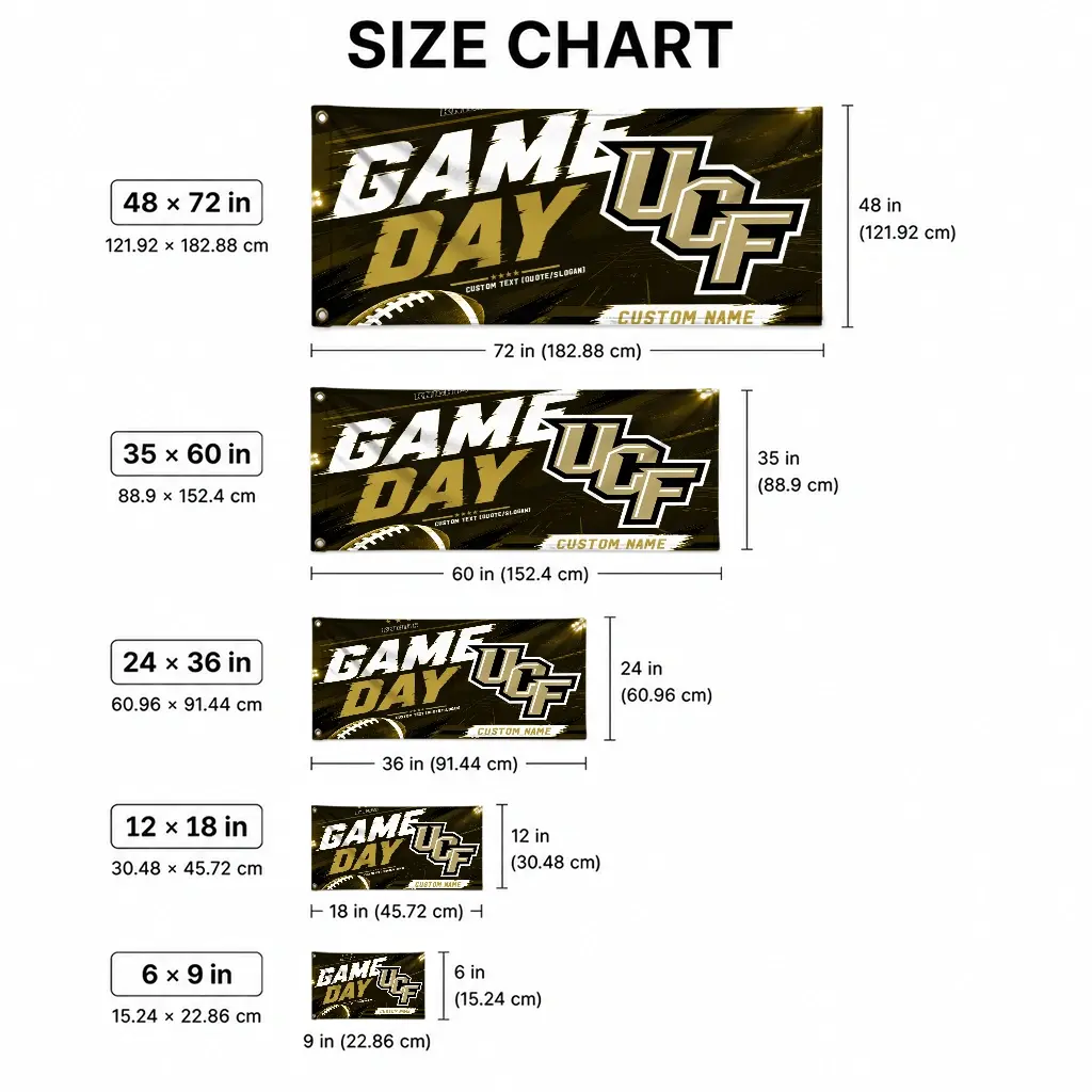 Ucf Knights House Flag Personalized Action Streaks Gold High Quality Ucf Knights House Flag Personalized Action Streaks Gold High Quality