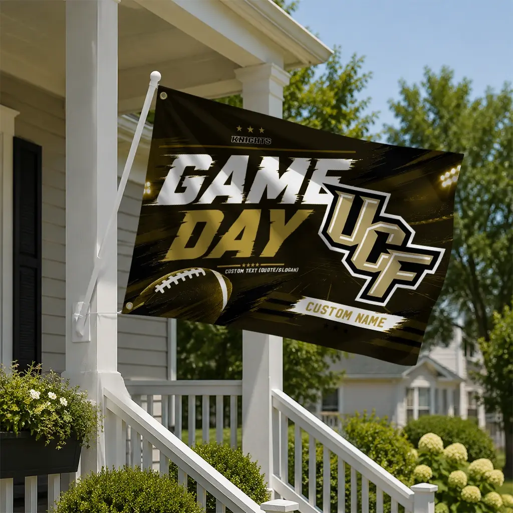 Ucf Knights House Flag Personalized Action Streaks Gold New Arrival Ucf Knights House Flag Personalized Action Streaks Gold New Arrival