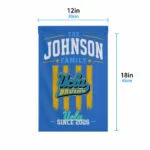 Ucla Bruins Garden Flag Customized Distressed Stripes Blue Best Selling