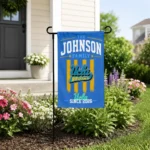 Ucla Bruins Garden Flag Customized Distressed Stripes Blue Best Selling