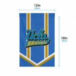 Ucla Bruins Garden Flag Personalized Chevron Stripes Blue Best Selling