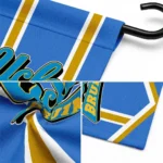Ucla Bruins Garden Flag Personalized Chevron Stripes Blue Best Selling