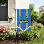 Ucla Bruins Garden Flag Personalized Chevron Stripes Blue Best Selling