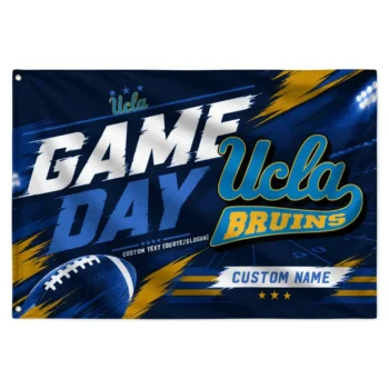 Ucla Bruins House Flag Custom Action Streaks Blue Best Selling