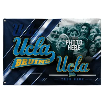 Ucla Bruins House Flag Custom Diagonal Stripes Blue Best Selling