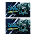 Ucla Bruins House Flag Custom Diagonal Stripes Blue Best Selling