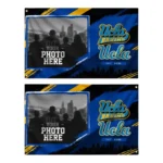 Ucla Bruins House Flag Customized Framed Photo Blue Black Best Selling