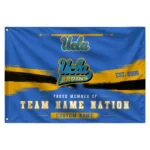 Ucla Bruins House Flag Personalized Brushed Streaks Blue Best Selling