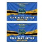 Ucla Bruins House Flag Personalized Brushed Streaks Blue Best Selling
