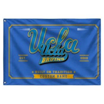 Ucla Bruins House Flag Personalized Ornate Border Blue Best Selling