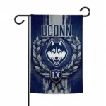 Uconn Huskies Garden Flag Custom Laurel Wreath Blue Best Selling