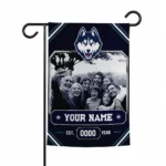 UConn Huskies Garden Flag - Custom Photo Frame Blue