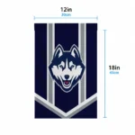 Uconn Huskies Garden Flag Customized Chevron Stripes Blue Best Selling