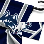 Uconn Huskies Garden Flag Customized Chevron Stripes Blue Best Selling