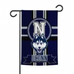Uconn Huskies Garden Flag Customized Circle Medallion Blue Best Selling