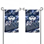 Uconn Huskies Garden Flag Personalized Glowing Star Blue Best Selling
