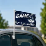 Uconn Huskies House Flag Personalized Action Streaks Blue Best Selling