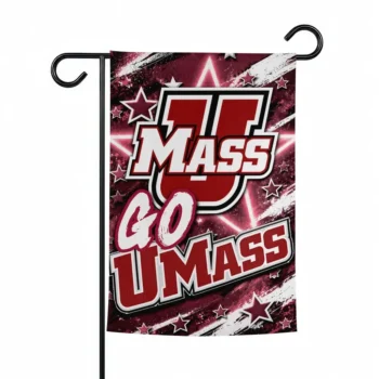 Umass Minutemen Garden Flag Custom Glowing Star Red Best Selling