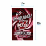 Umass Minutemen Garden Flag Custom Swirl Vortex Red Best Selling