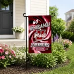 Umass Minutemen Garden Flag Custom Swirl Vortex Red Best Selling