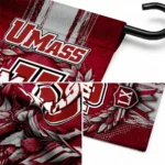 Umass Minutemen Garden Flag Customized Laurel Wreath Red Best Selling