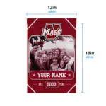 Umass Minutemen Garden Flag Customized Photo Frame Red Best Selling