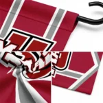 Umass Minutemen Garden Flag Personalized Chevron Stripes Red Best Selling