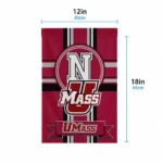 Umass Minutemen Garden Flag Personalized Circle Medallion Red Best Selling