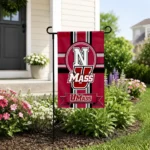 Umass Minutemen Garden Flag Personalized Circle Medallion Red Best Selling