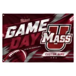 Umass Minutemen House Flag Custom Action Streaks Red Best Selling