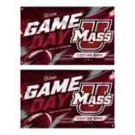 Umass Minutemen House Flag Custom Action Streaks Red Best Selling