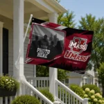 Umass Minutemen House Flag Customized Framed Photo Red Black Best Selling