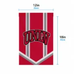 Unlv Rebels Garden Flag Custom Chevron Stripes Red Best Selling