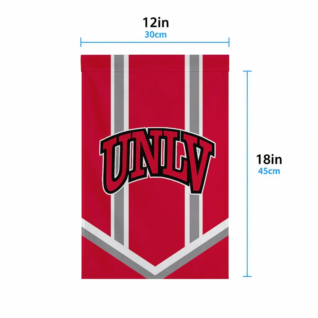 Unlv Rebels Garden Flag Custom Chevron Stripes Red High Quality Unlv Rebels Garden Flag Custom Chevron Stripes Red High Quality