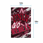 Unlv Rebels Garden Flag Customized Glowing Star Red Best Selling