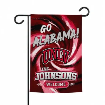Unlv Rebels Garden Flag Customized Swirl Vortex Red Best Selling