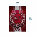 Unlv Rebels Garden Flag Personalized Laurel Wreath Red Best Selling