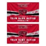 Unlv Rebels House Flag Custom Brushed Streaks Red Best Selling