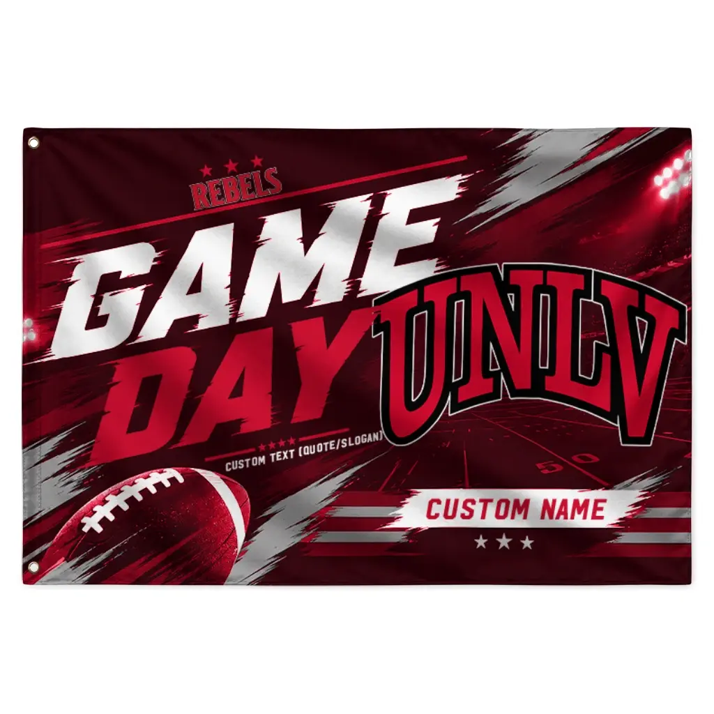 Unlv Rebels House Flag Customized Action Streaks Red Best Selling Unlv Rebels House Flag Customized Action Streaks Red Best Selling