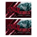 Unlv Rebels House Flag Customized Diagonal Stripes Red Best Selling