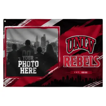 Unlv Rebels House Flag Personalized Framed Photo Red Black Best Selling