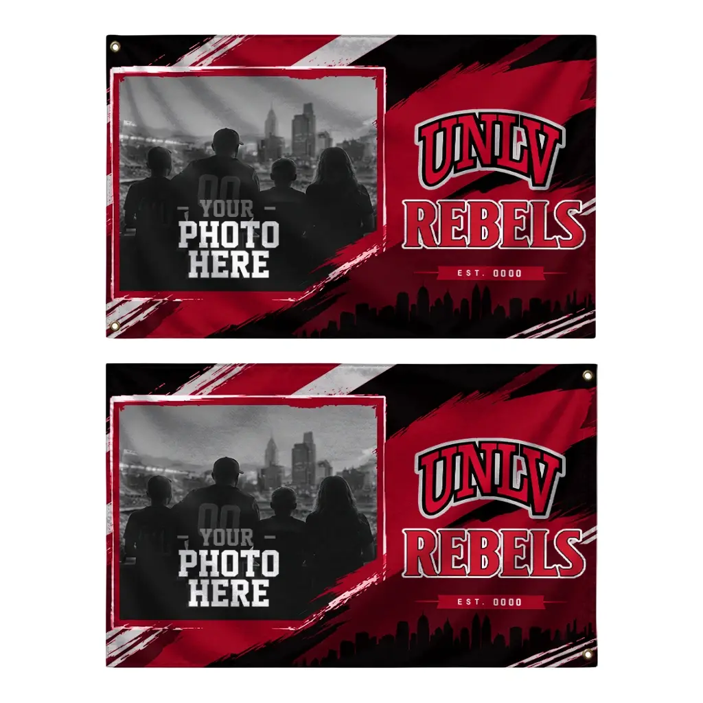 Unlv Rebels House Flag Personalized Framed Photo Red Black Fashion Forward Unlv Rebels House Flag Personalized Framed Photo Red Black Fashion Forward