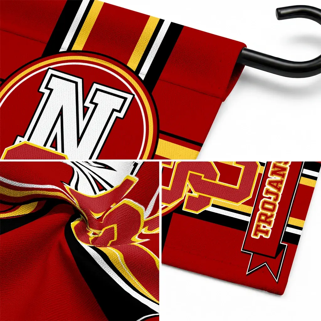 Usc Trojans Garden Flag Custom Circle Medallion Red Latest Model Usc Trojans Garden Flag Custom Circle Medallion Red Latest Model