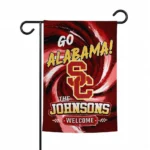 Usc Trojans Garden Flag Customized Swirl Vortex Red Best Selling