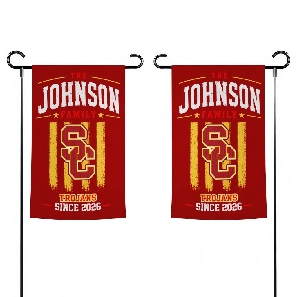 Usc Trojans Garden Flag Personalized Distressed Stripes Red Fashion Forward Usc Trojans Garden Flag Personalized Distressed Stripes Red Fashion Forward