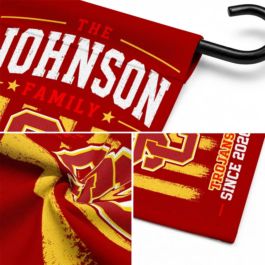 Usc Trojans Garden Flag Personalized Distressed Stripes Red Latest Model Usc Trojans Garden Flag Personalized Distressed Stripes Red Latest Model