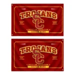 Usc Trojans House Flag Custom Ornate Border Red Best Selling