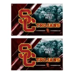 Usc Trojans House Flag Customized Diagonal Stripes Red Best Selling