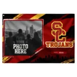 Usc Trojans House Flag Personalized Framed Photo Red Black Best Selling