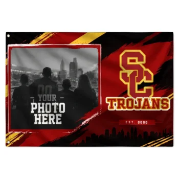 Usc Trojans House Flag Personalized Framed Photo Red Black Best Selling